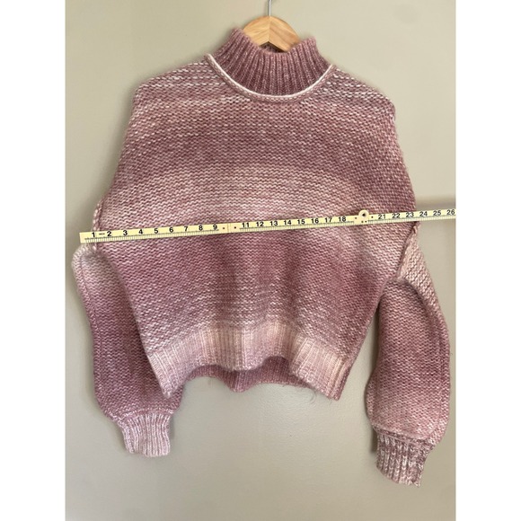 Rachel Zoe Women's Crew Neck Size M Wool Blend Striped Multi-Color Sweater L/S - Picture 8 of 10